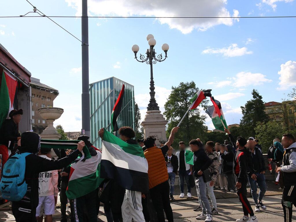 25 aprile per la Palestina a padova, contro crisi, guerra e sfruttamento